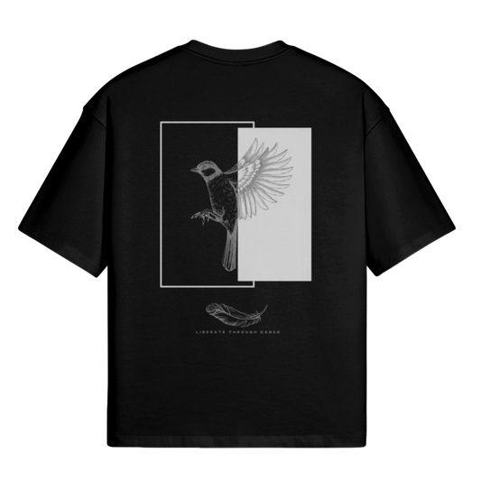 Bird Fine Line - Oversized T-Shirt